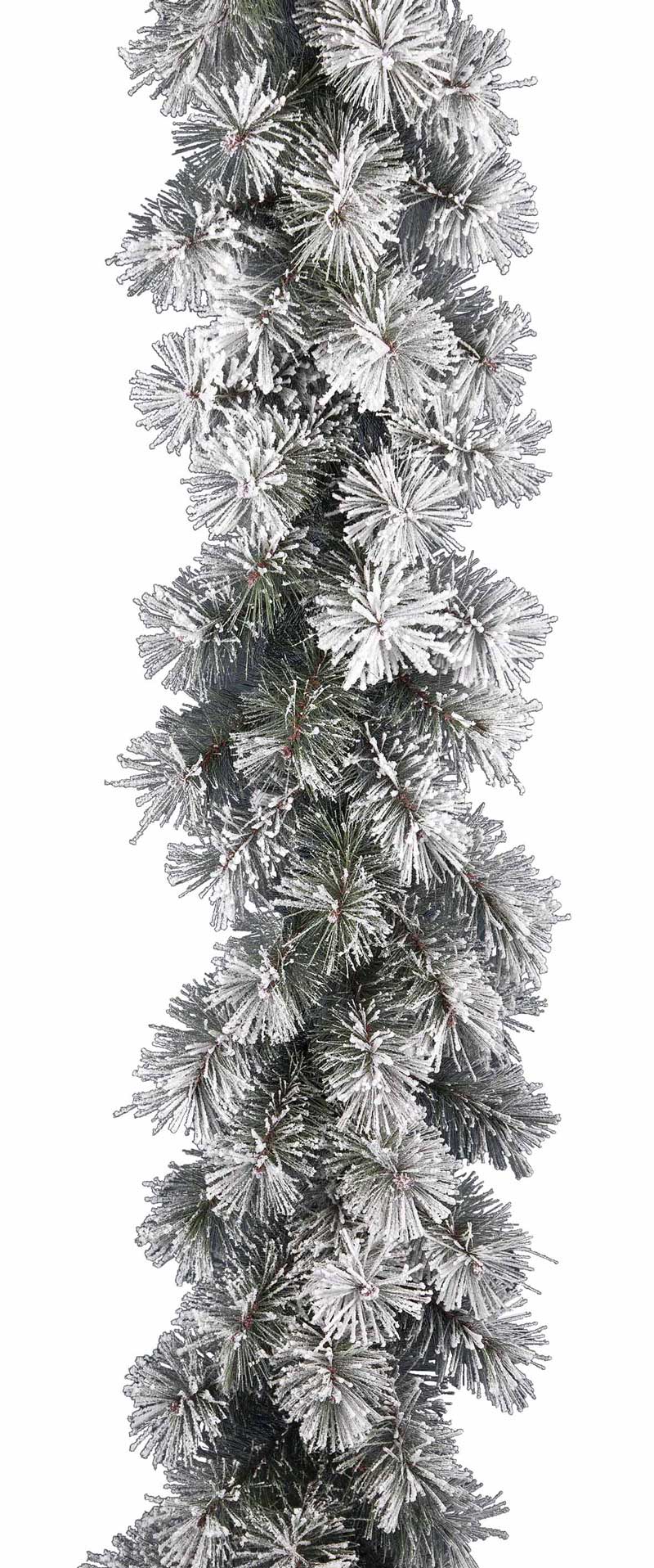 Feuillazur Rungis Guirlande Enneigé sapin artificiel 25 cm