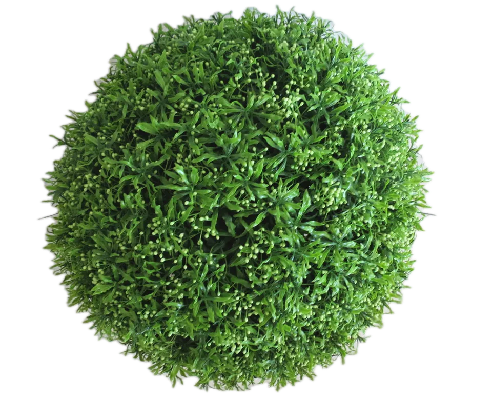 Feuillazur Rungis Boule tilleul vert 42cm feuillage artificiel