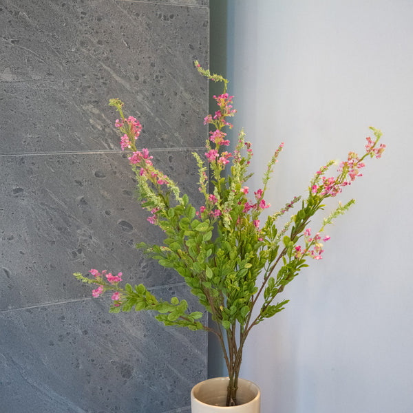 Flowrette Sage Pink fleur artificielle rose Real Touch