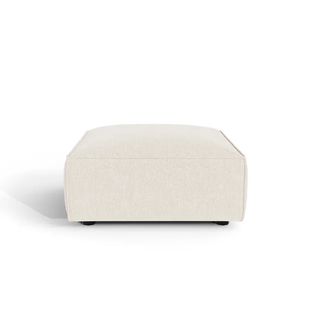 Sia Cubi pouf crème modulable mousse ressorts