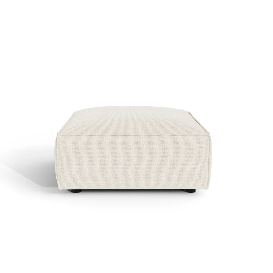 Sia Cubi pouf crème modulable mousse ressorts