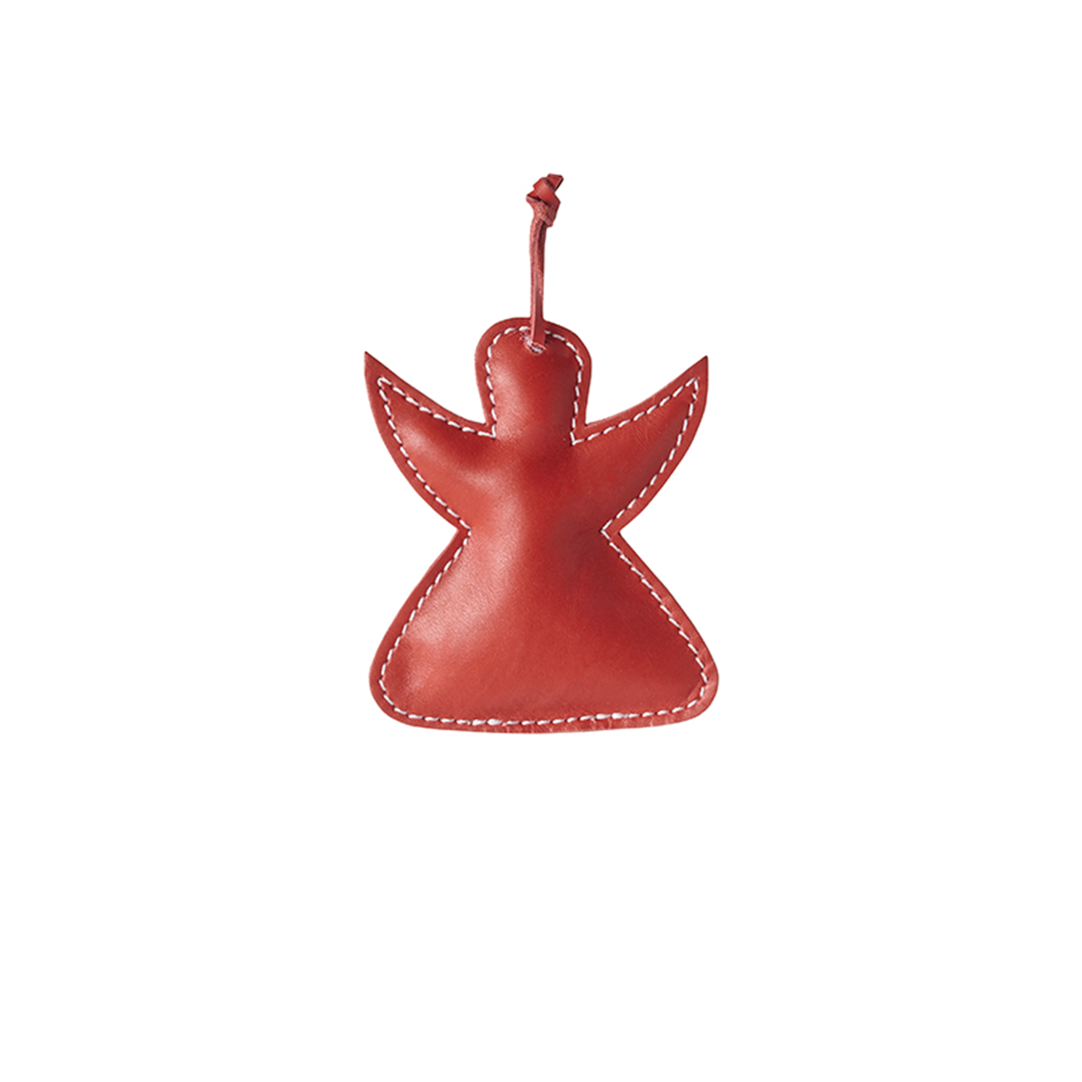 Sia Home Ange suspension Noël cuir 10 cm argenté