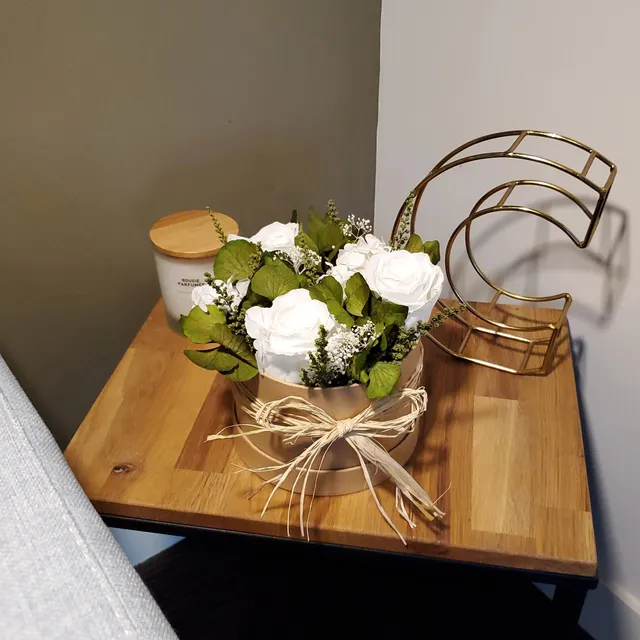ATELIERS OUCHAMP Boîtes Passage Des Marais boîte fleurs M blanche