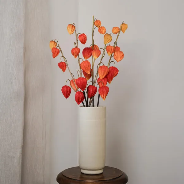 Flowrette Physalis amour en cage artificiel orange lanterne