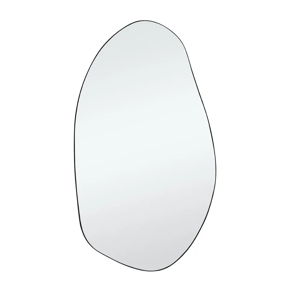 Sia Home Miroirs Organique 115 cm miroir noir mat