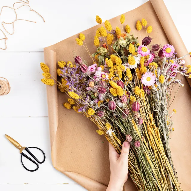 Flowrette Atelier Pop-Up Strasbourg herbier fleurs séchées