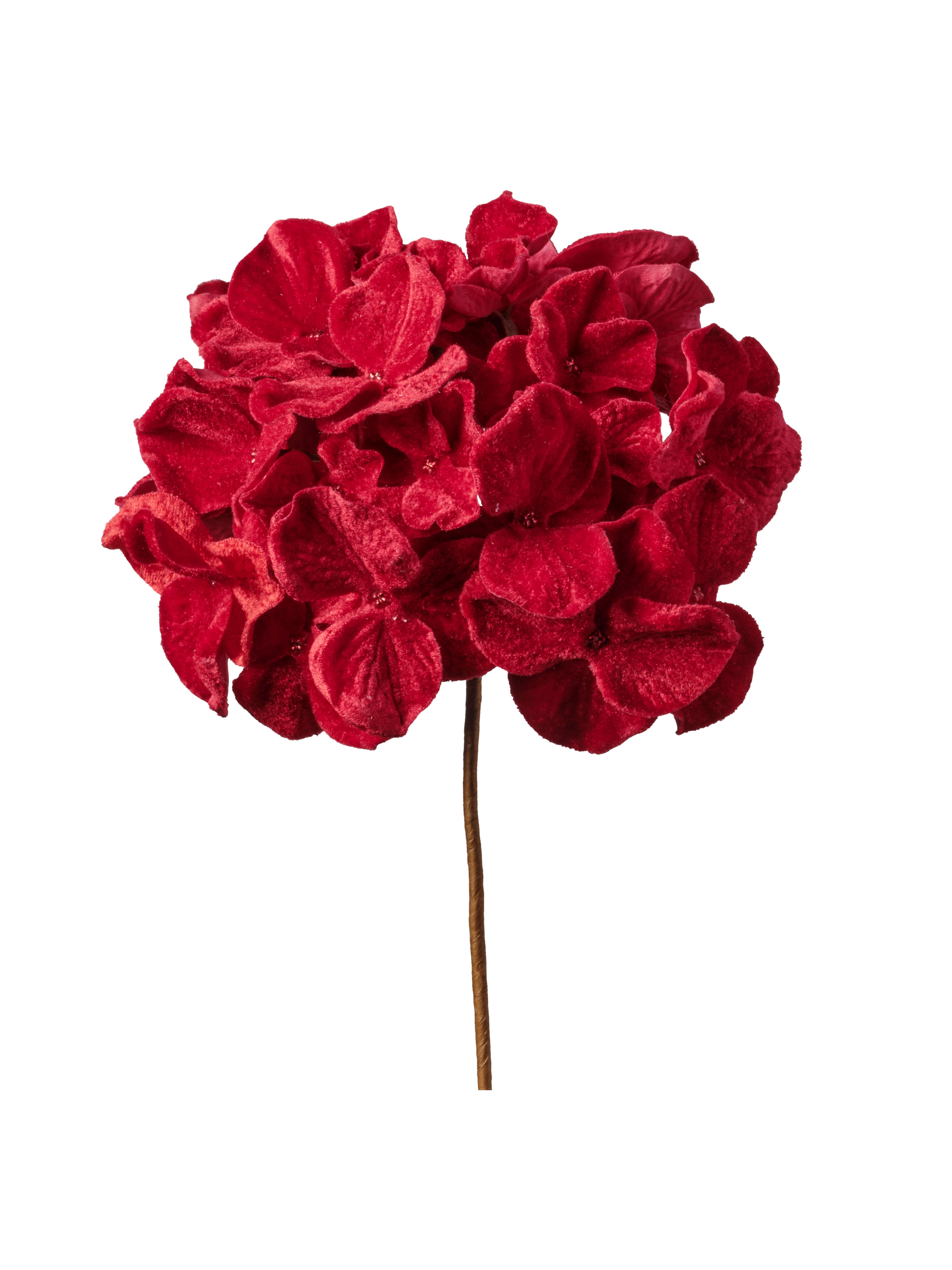 Feuillazur Rungis Hydrangea tige fleur artificielle violet Noël