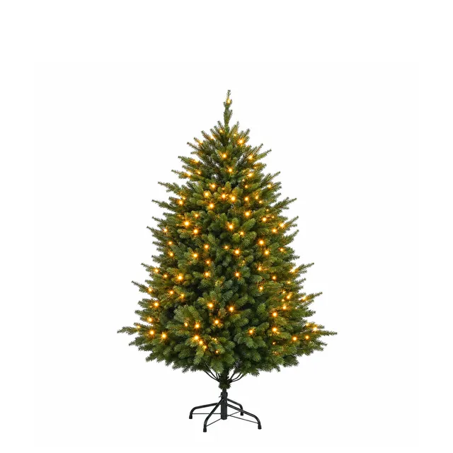 Sia Home Fluffy Sapin de Noël lumineux vert 150 cm