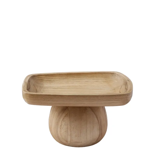 Sia Home Yoko Plateau Décoratif Bois Marron 25 cm