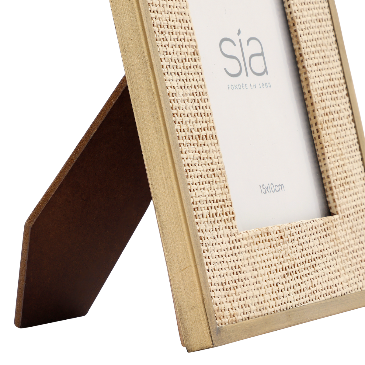 Sia Home Loft cadre photo rotin beige 10x15