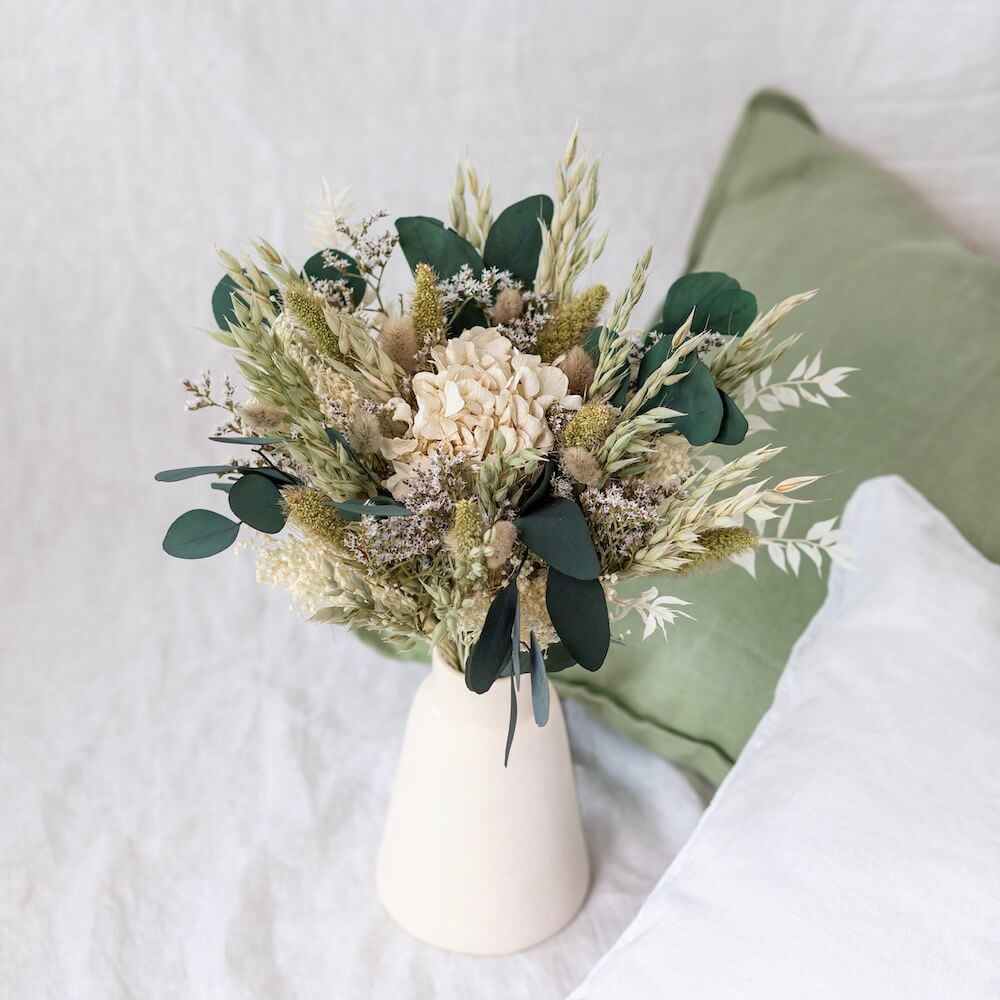 Flowrette Anatole bouquet fleurs sechees naturel eucalyptus S