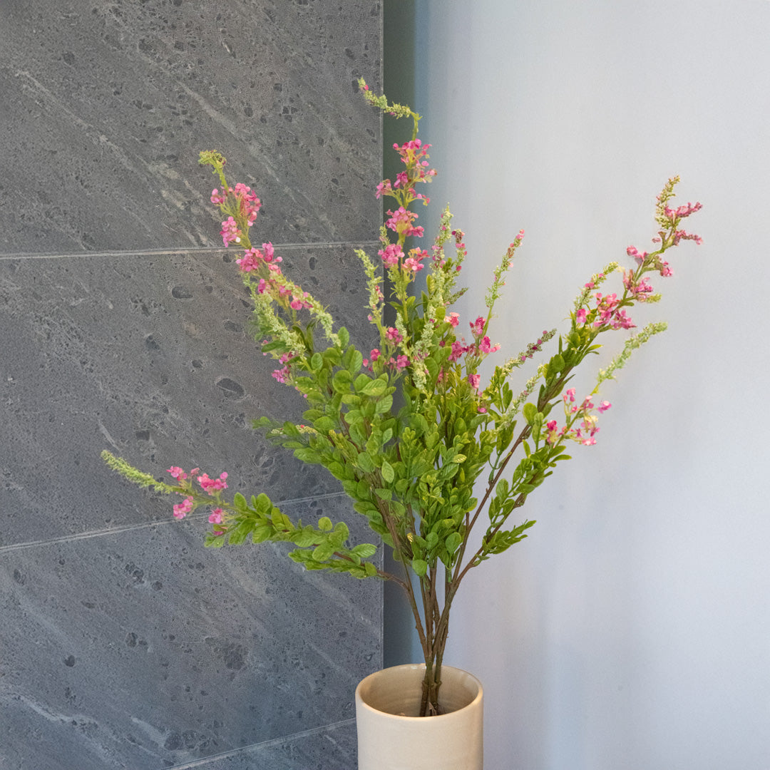 Flowrette Sauge rose fleur artificielle x1 real touch