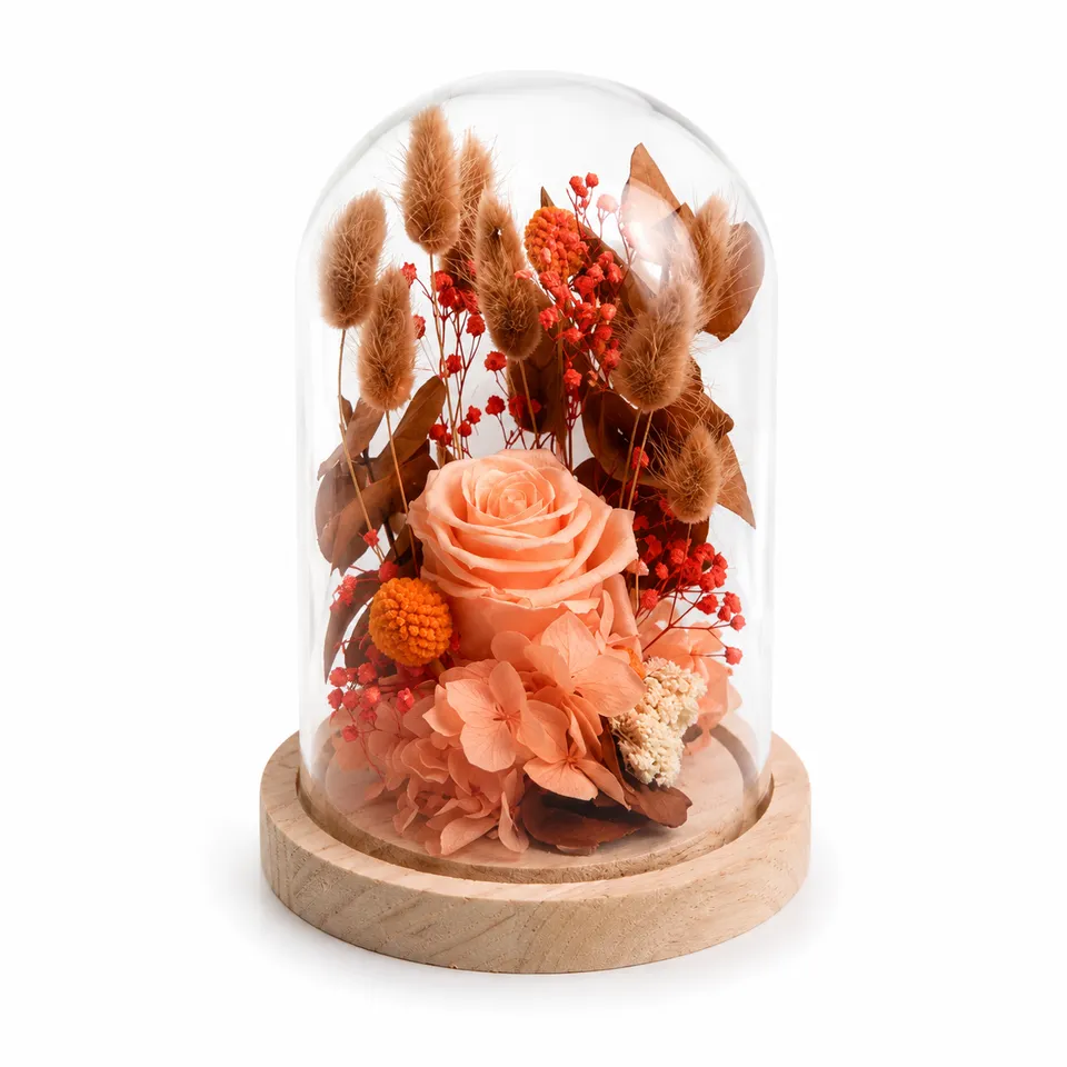 Ateliers Ouchamp Rue Orangerie cloche fleurs orange S