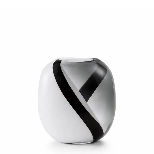 Sia Home Alaska vase verre soufflé blanc 22 cm