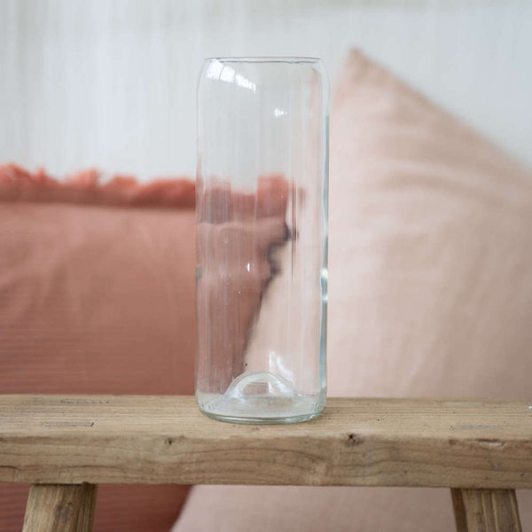 Flowrette Sauvignon vase verre recyclé vert