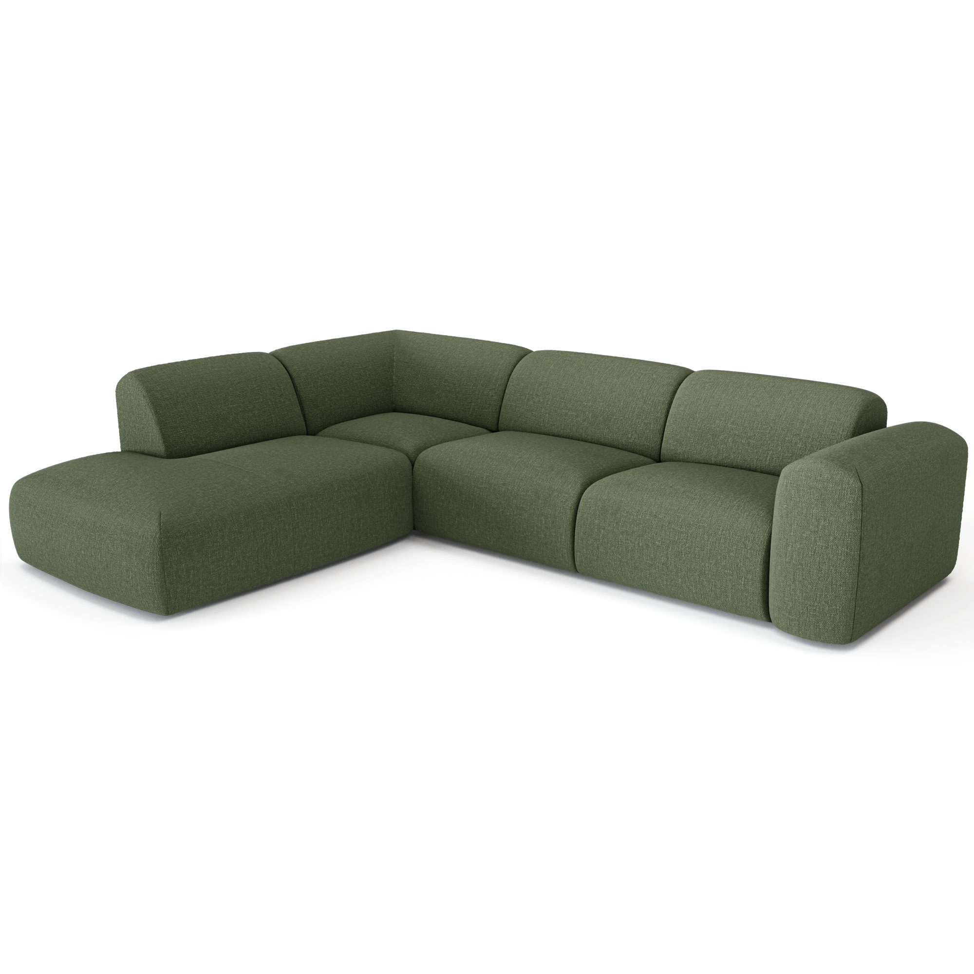 Sia Home Myra canapé grand angle gauche beige dossier
