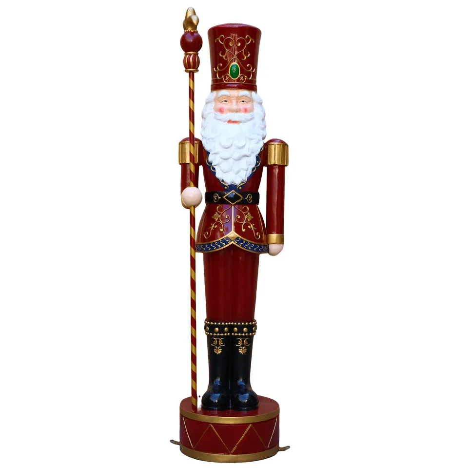 Feuillazur Rungis Père Noël géant pantalon rouge 160cm