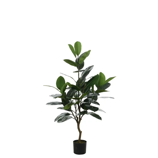 Sia Home Arbres artificiels Ficus en pot arbre artificiel vert 130 cm