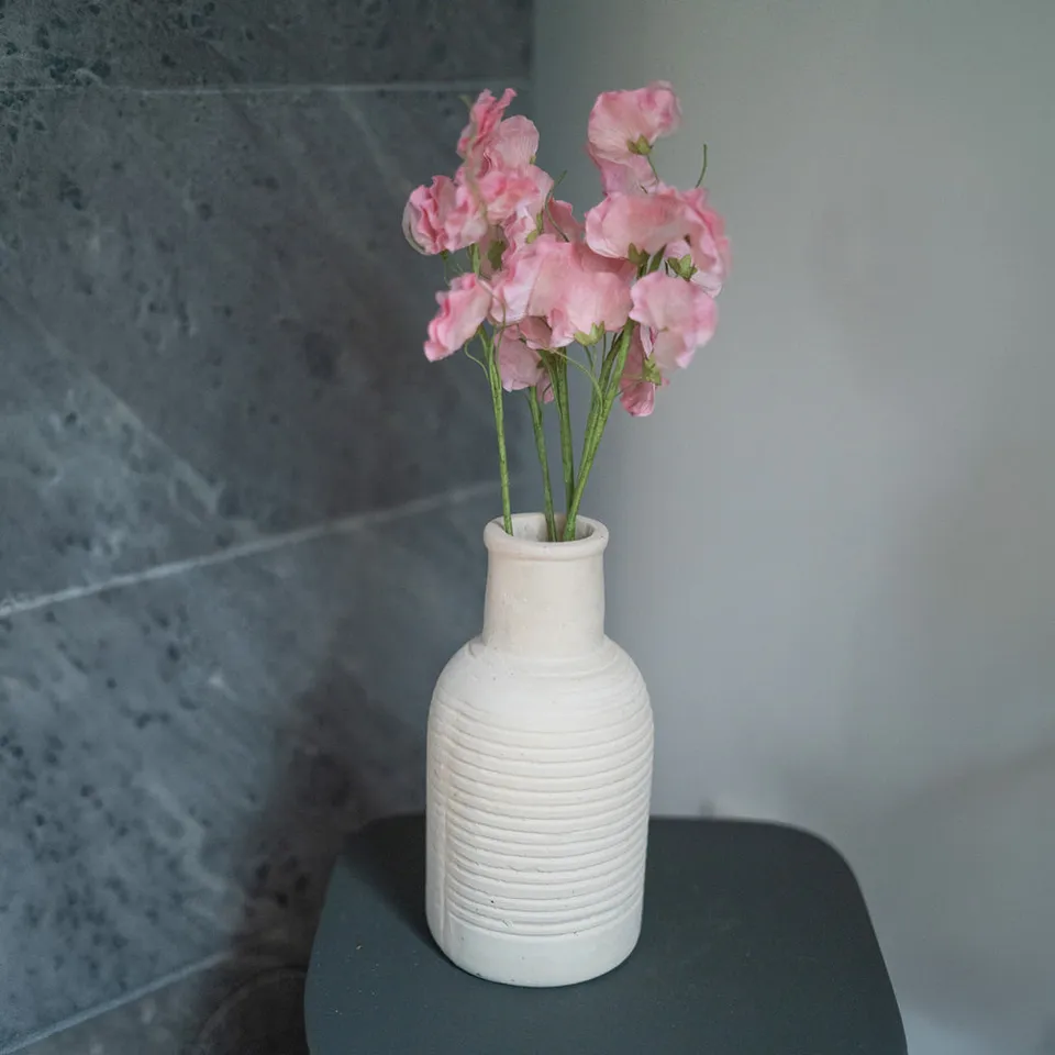 Flowrette Fleurs en papier Pois de senteur rose clair x1