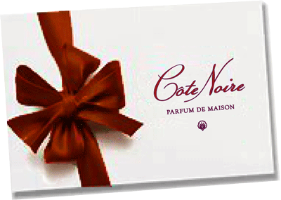 Côte Noire Gift Packs carte cadeau 20 euros fleurs déco