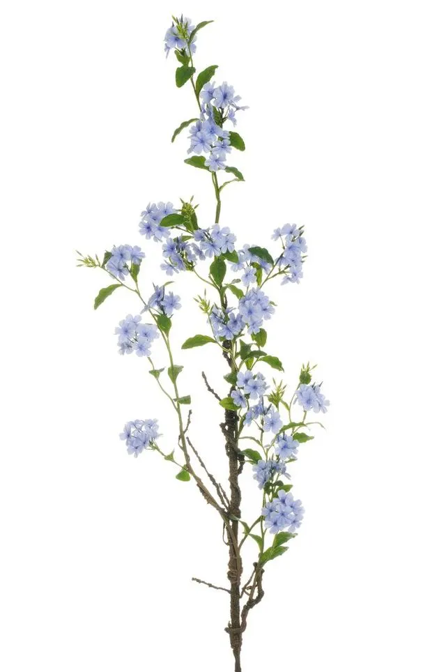 Feuillazur Plumbago branche artificielle lila 172 cm