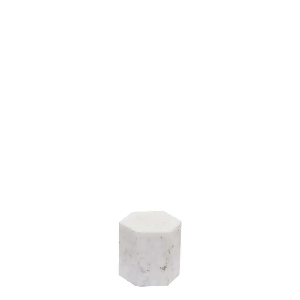 Sia Home Office presse-papiers marbre blanc 5 cm