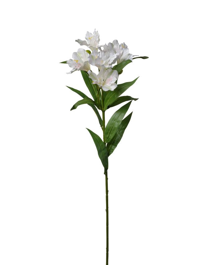 Feuillazur Rungis Alstroemeria fleur artificielle violet 78 cm