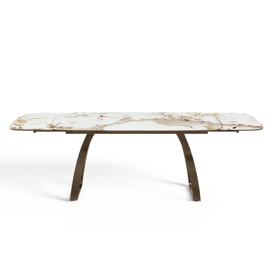 Sia Home Dahlia table à manger extensible céramique