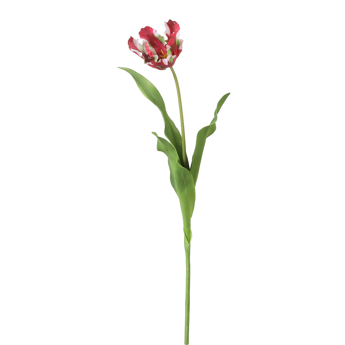 Sia Home Tulipe Perroquet fleur artificielle rose 63 cm
