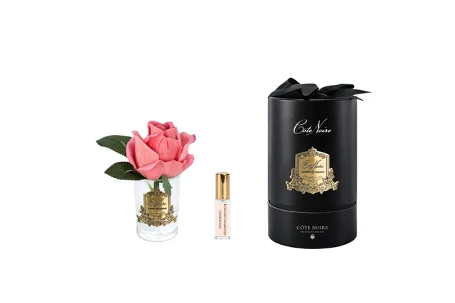 Côte Noire Perfumed Flowers RMR45 rose artificielle pêche
