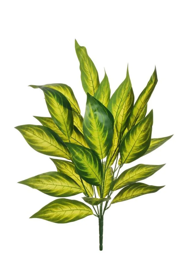 Feuillazur Rungis Dieffenbachia artificiel 75 cm vert jaune