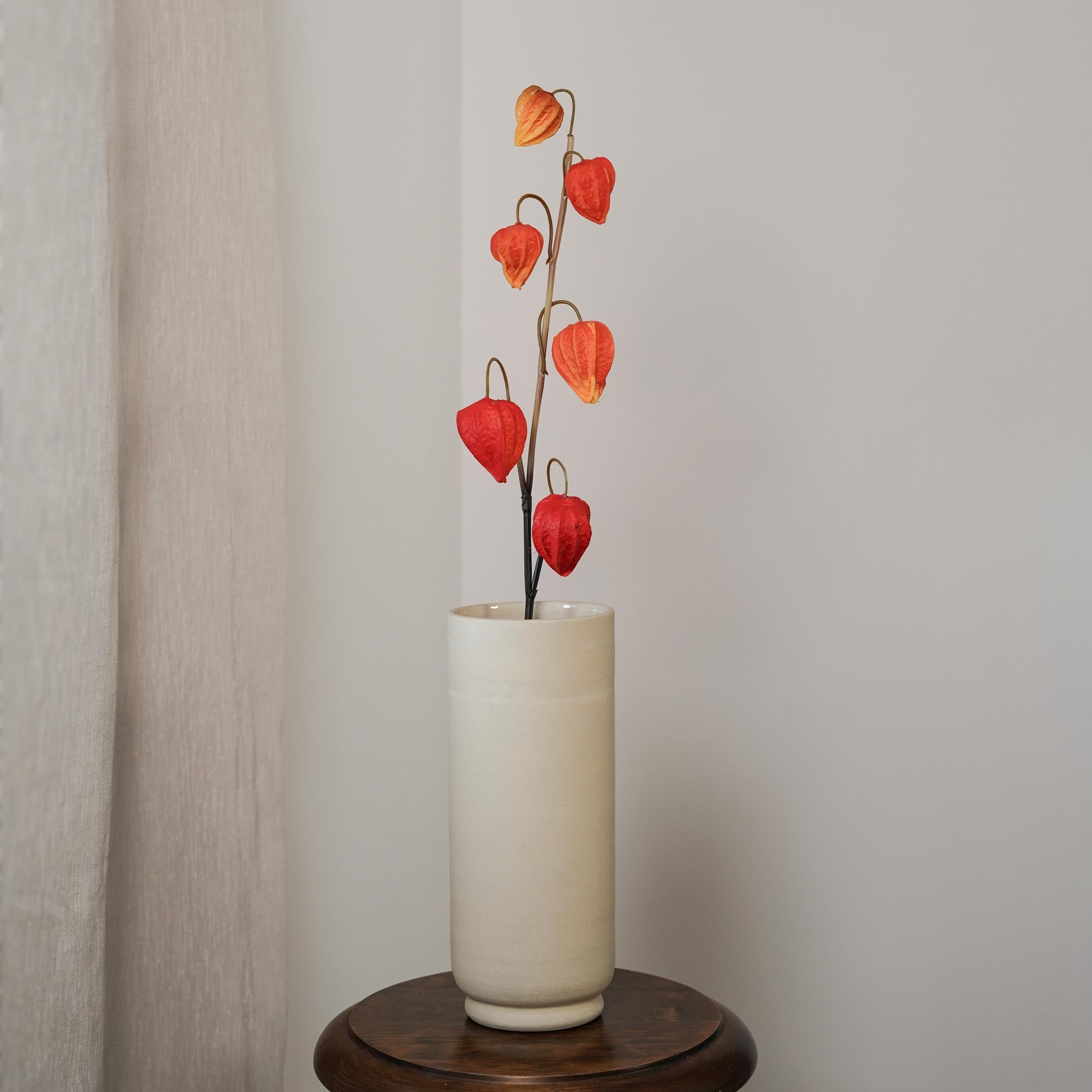 Flowrette amour en cage fleur artificielle orange x1