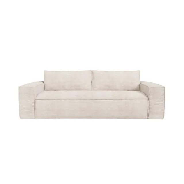 Sia Home Joan canapé convertible 140 cm crème matelas