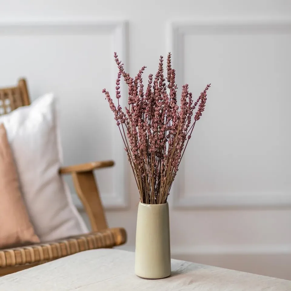 Flowrette Botte Lavande rose clair fleurs stabilisées x1