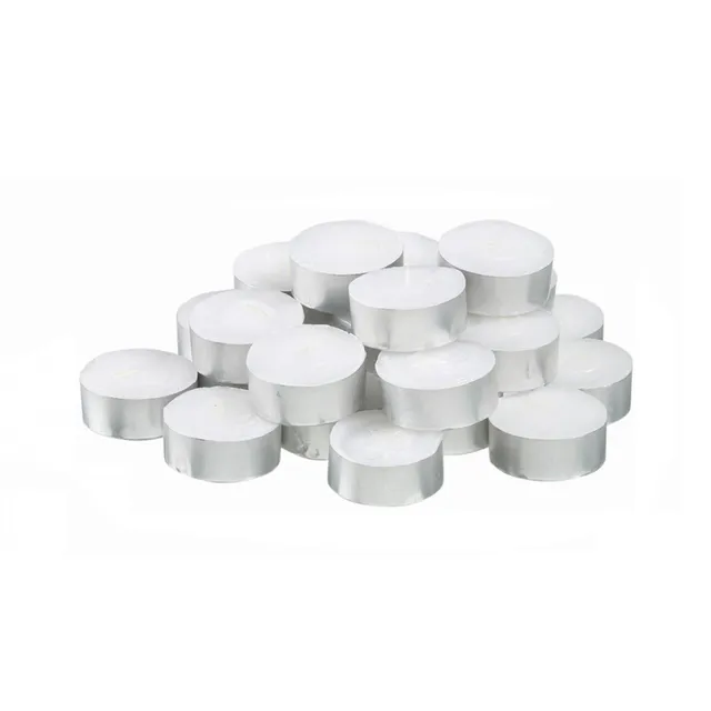 Sia Home Flammes Bougies Blanc 2 cm Lot 25 Cire