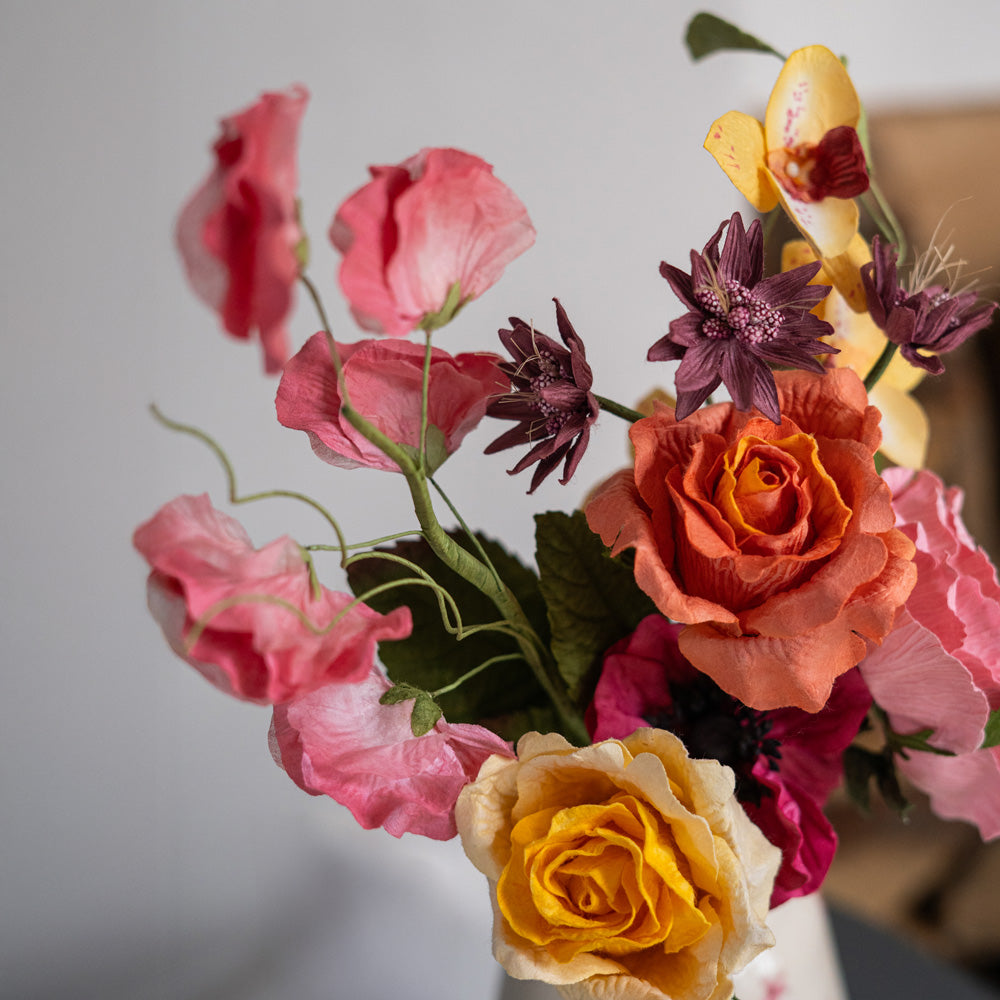Flowrette Molière bouquet fleurs en papier sans entretien