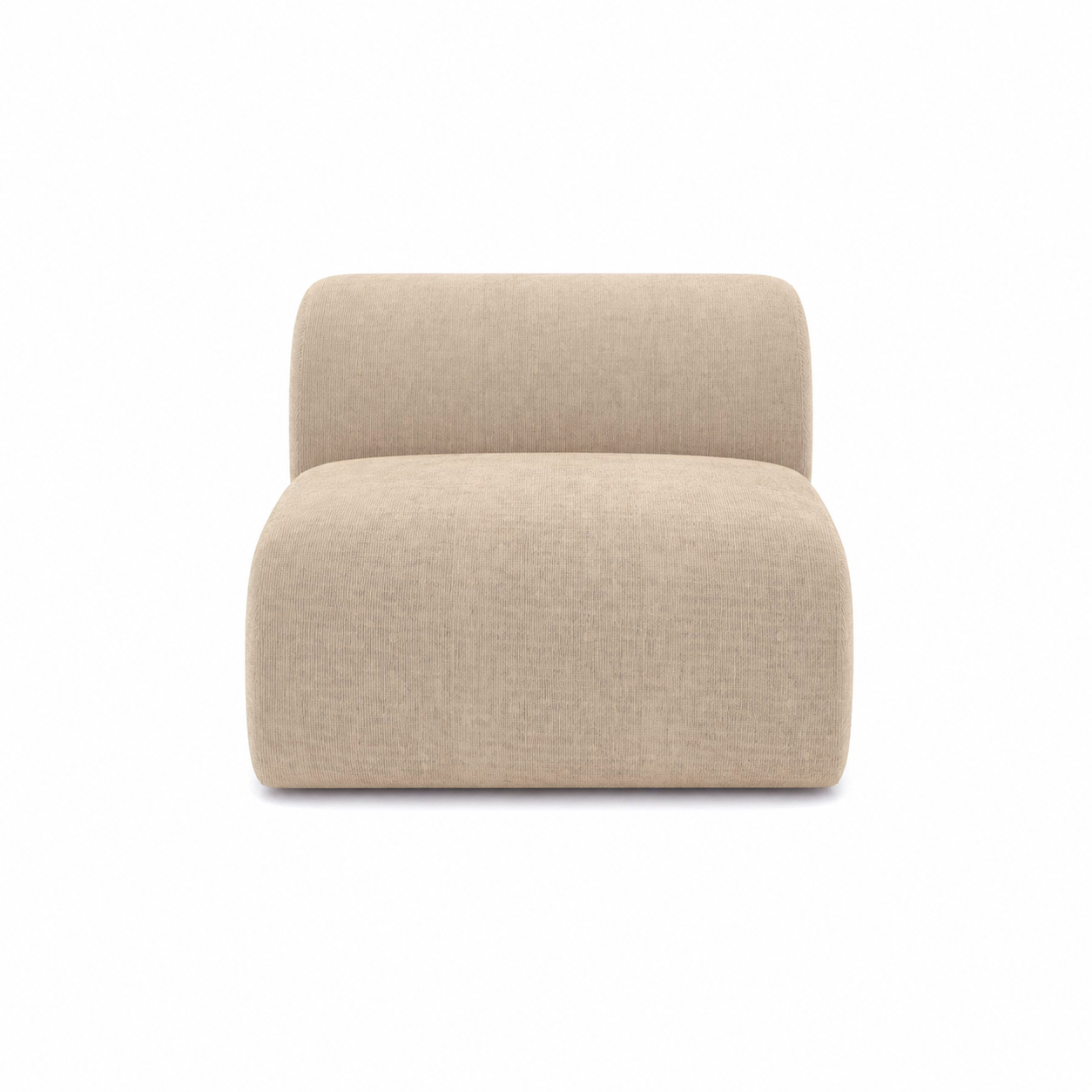 Sia Home Myra Fauteuil sans accoudoirs crème