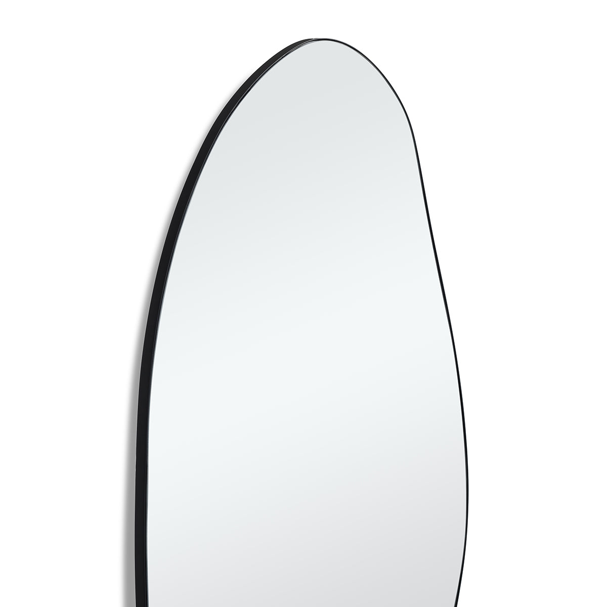 Sia Home Miroirs Organique 115 cm miroir noir mat