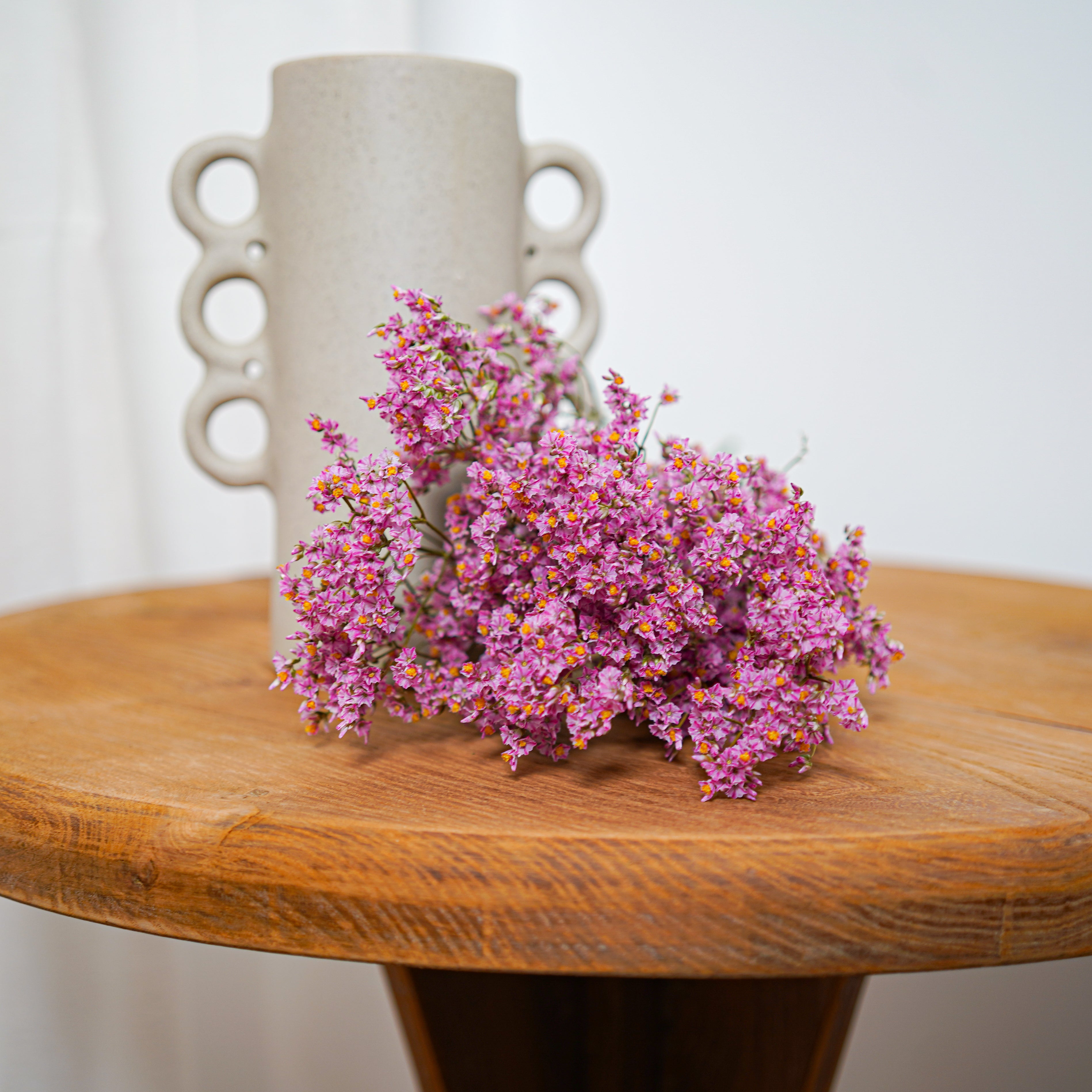 Flowrette Limonium botte fleurs séchées rose clair