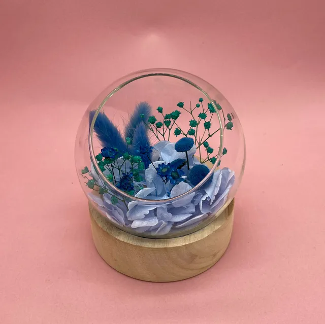 Ateliers Ouchamp Bulles Rue des Ardennes bulle fleurie bleue