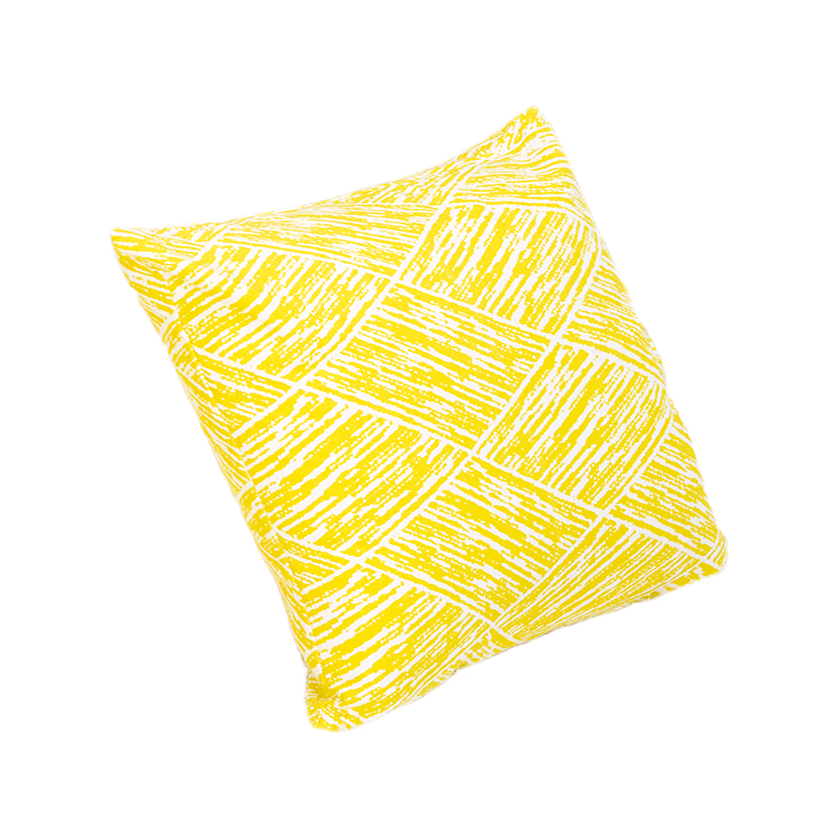 Sia Home Smile housse de coussin jaune 40x40 coton