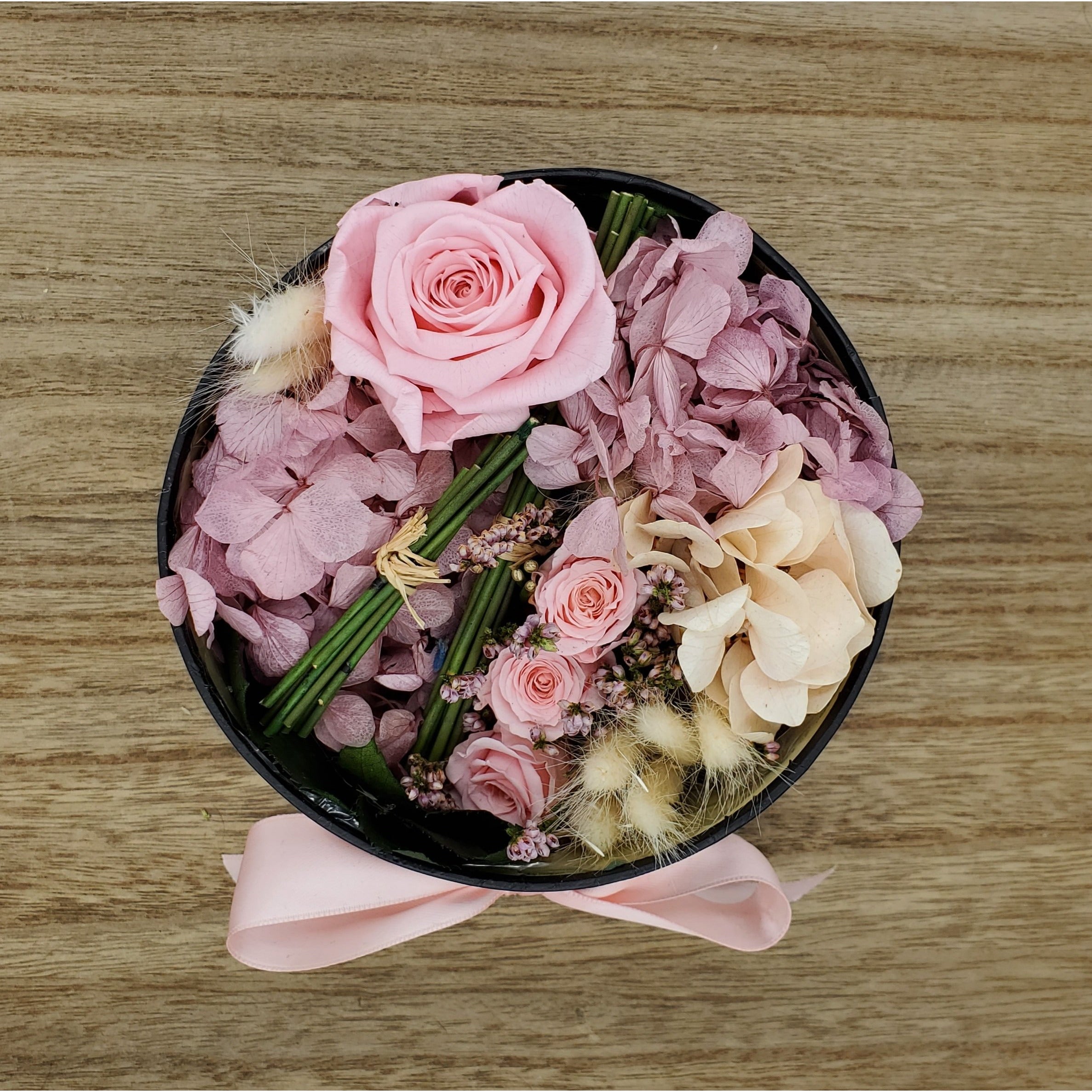 Ateliers Ouchamp Rue Sainte-Anne boîte chapeau roses 14 cm
