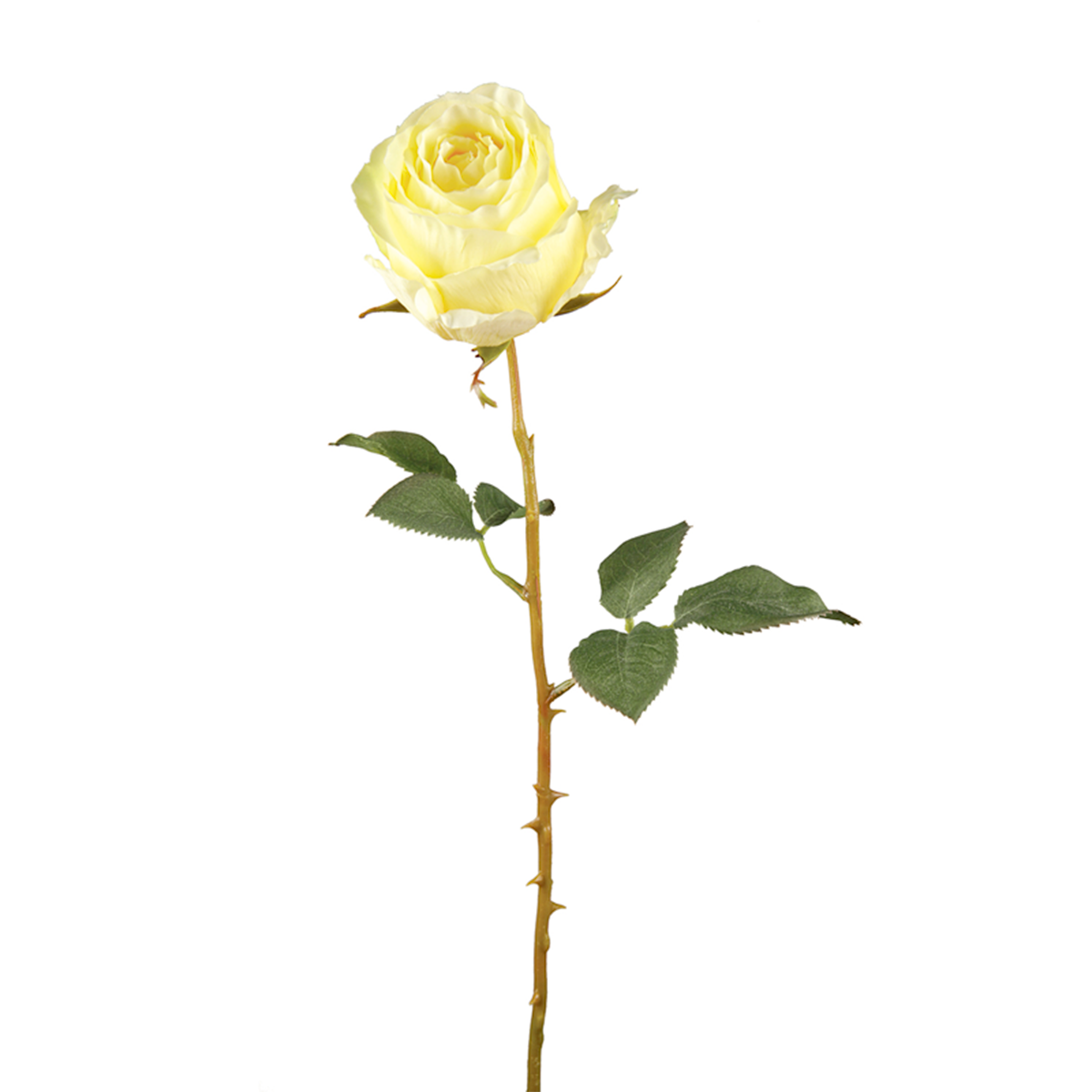 Sia Home Kate tige rose artificielle jaune 49 cm