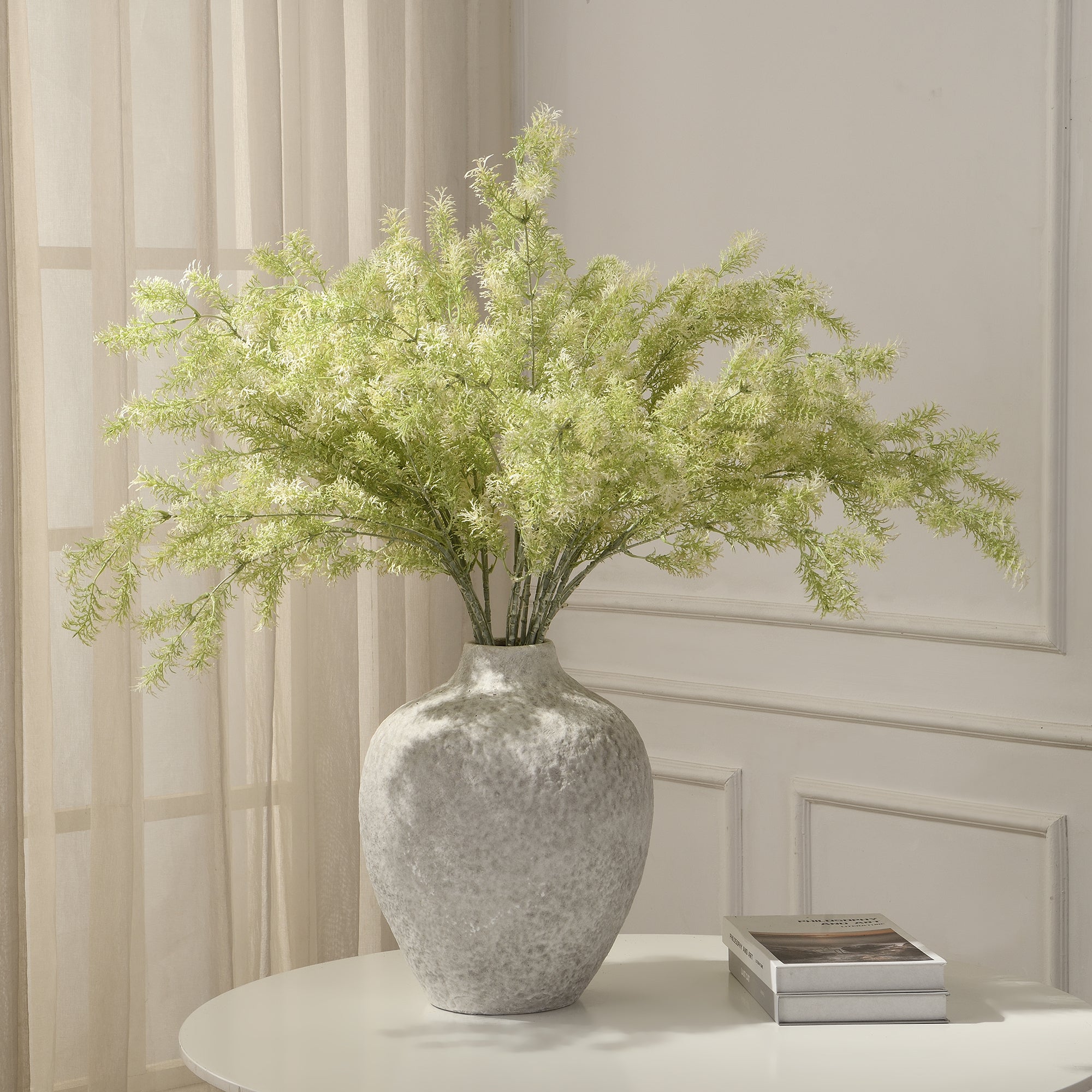 Sia Home Tige de Ming Fern 93 cm fleur artificielle verte