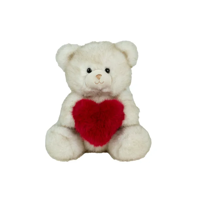 Feuillazur Rungis ours blanc peluche cœur rouge Saint-Valentin