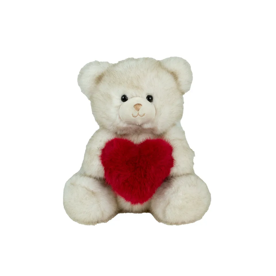 Feuillazur Rungis ours blanc peluche cœur rouge Saint-Valentin