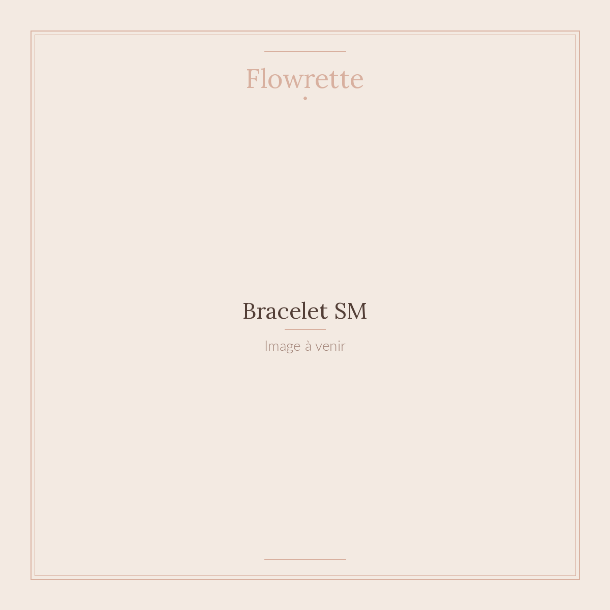 Flowrette Bracelet SM bijou fleuri taille SM