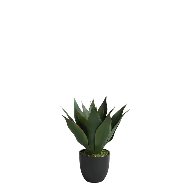 Sia Home Agave plante artificielle pot 35 cm vert