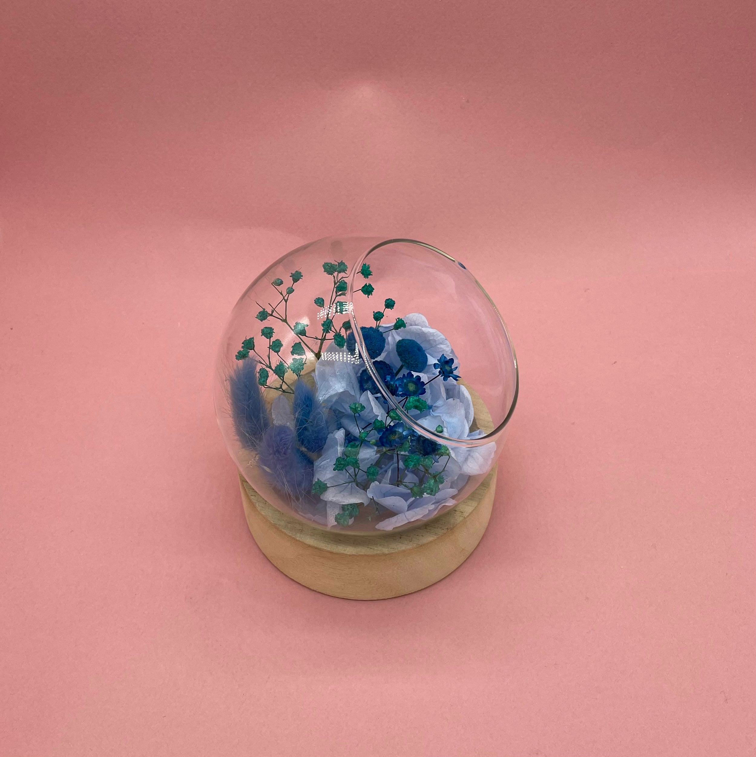 Ateliers Ouchamp Bulles Rue des Ardennes bulle fleurie bleue