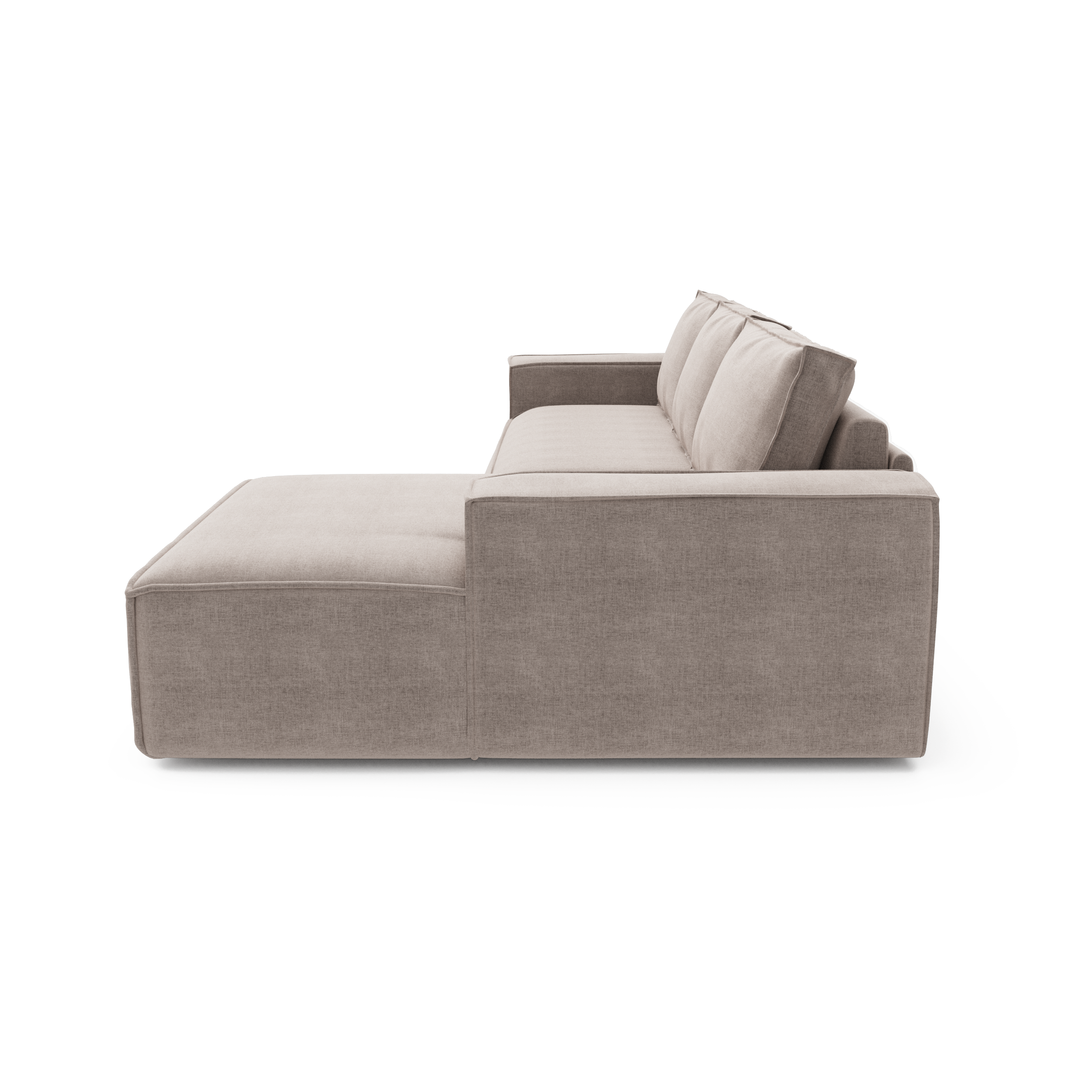 Sia Joan canapé convertible angle droit bleu paon matelas